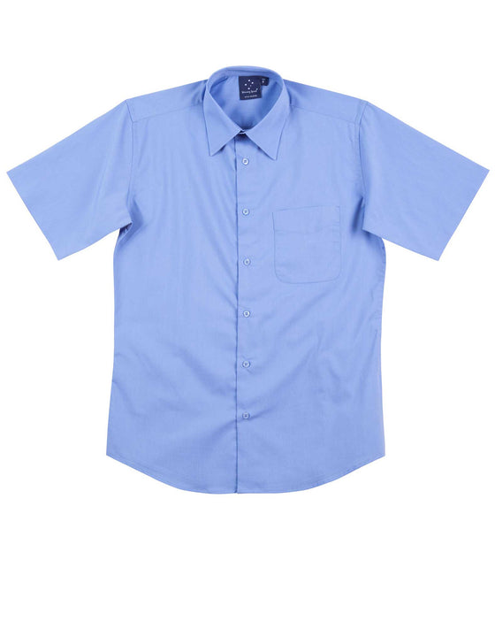 BS08S Men's Telfon Executive Short Sleeve Shirt - kustomteamwear.com