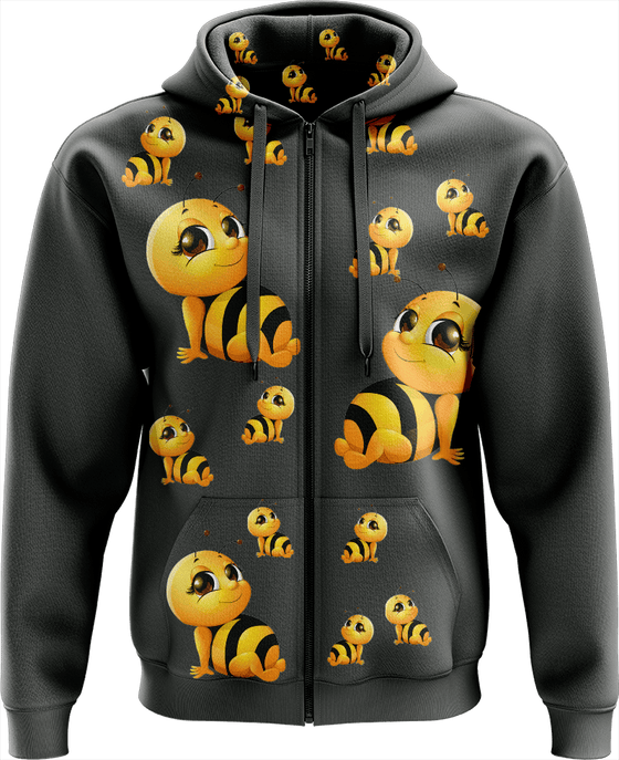 Buzz Bee Full Zip Hoodies Jacket - fungear.com.au