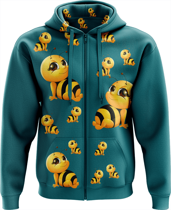 Buzz Bee Full Zip Hoodies Jacket - fungear.com.au