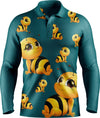 Buzz Bee Men's Long Sleeve Polo - kustomteamwear.com