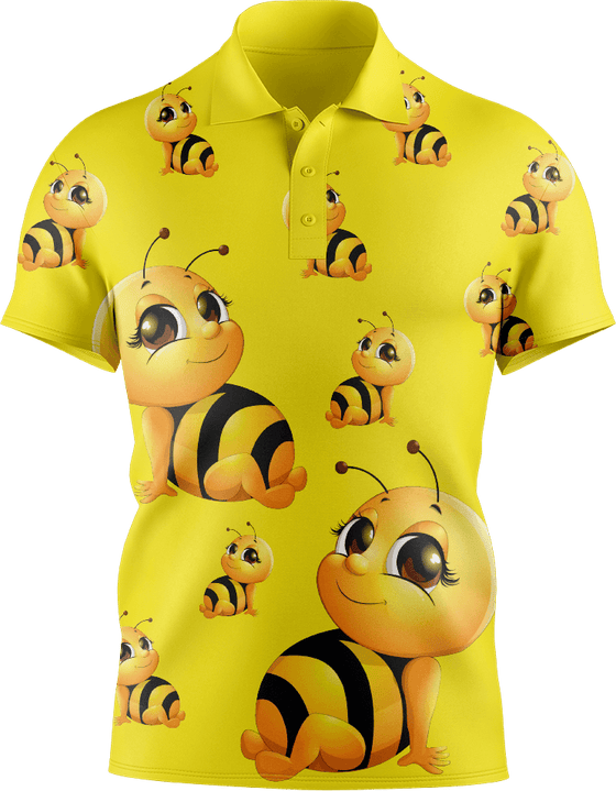 Buzz Bee Men's Short Sleeve Polo - fungear.com.au