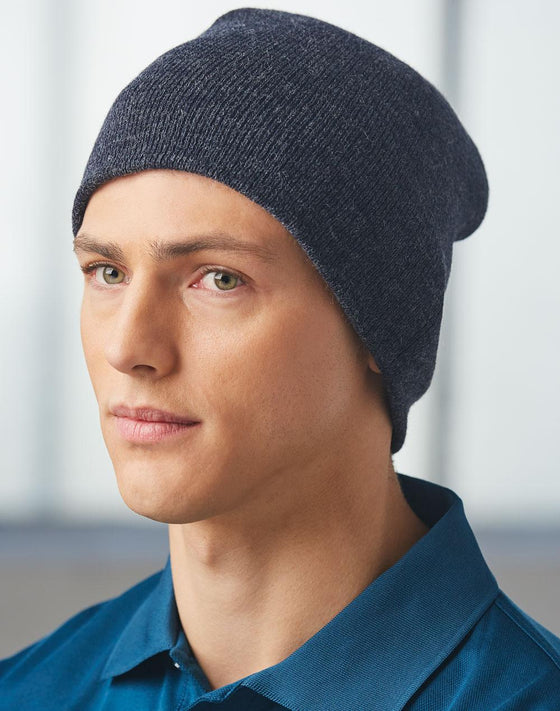 CH22 MARL SLOUCH BEANIE - kustomteamwear.com