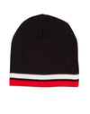 CH63 CONTRAST STRIPE BEANIE - kustomteamwear.com