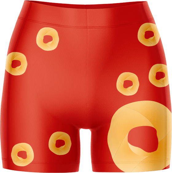 Cheezels Inspired Ladies Gym Shorts - fungear.com.au