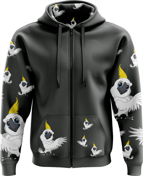 Cockatoo Full Zip Hoodies Jacket - fungear.com.au