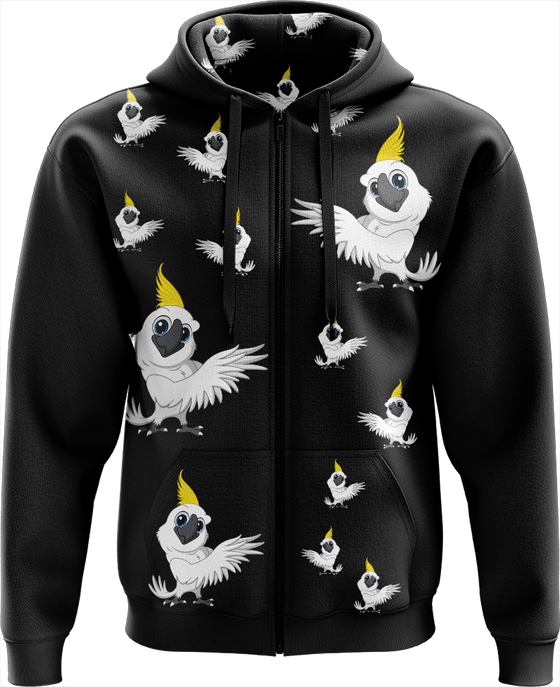 Cockatoo Full Zip Hoodies Jacket - fungear.com.au