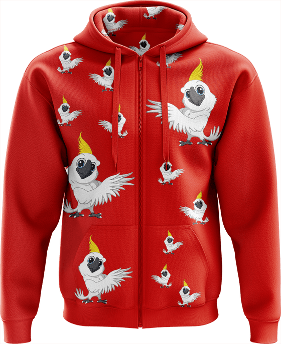 Cockatoo Full Zip Hoodies Jacket - fungear.com.au