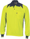 Cool Breathe Action Polo Shirt - Long Sleeve - kustomteamwear.com