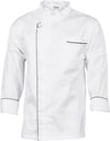 Cool-Breeze Cotton Chef Jacket - Long Sleeve - kustomteamwear.com