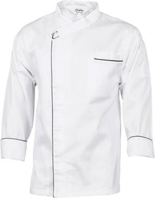  Cool-Breeze Cotton Chef Jacket - Long Sleeve - kustomteamwear.com