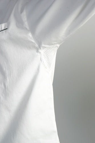 Cool-Breeze Cotton Chef Jacket - Short Sleeve - kustomteamwear.com