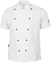 Cool-Breeze Cotton Chef Jacket - Short Sleeve - kustomteamwear.com