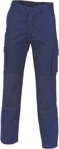 Cordura Knee Patch Cargo Pants - Pads Not Included - kustomteamwear.com