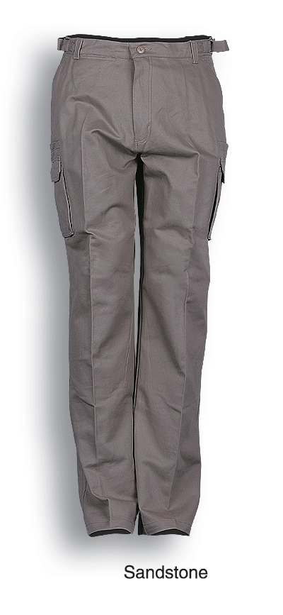 COTTON DRILL CARGO PANTS - kustomteamwear.com