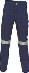 Cotton Drill Cargo Pants With 3M R/Tape - kustomteamwear.com