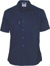 Cotton Drill Work Shirt - Short Sleeve - kustomteamwear.com