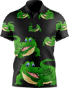 Crazy Croc Men's Short Sleeve Polo - fungear.com.au