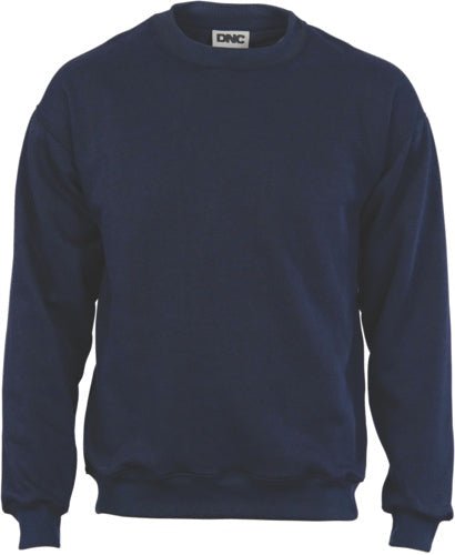 Crew Neck Fleecy Sweatshirt (Sloppy Joe) - kustomteamwear.com