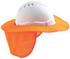 Detachable hard hat brim with flap - kustomteamwear.com