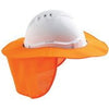 Detachable hard hat brim with flap - kustomteamwear.com