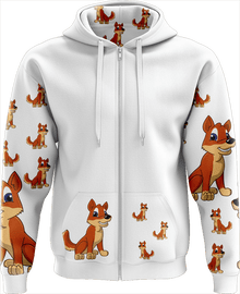  Dizzie Dingo Full Zip Hoodies Jacket - fungear.com.au