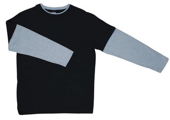 Double Sleeve & Rib T-Shirt - kustomteamwear.com