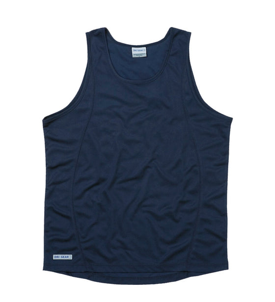 Dri Gear Plain Singlet - Mens - kustomteamwear.com