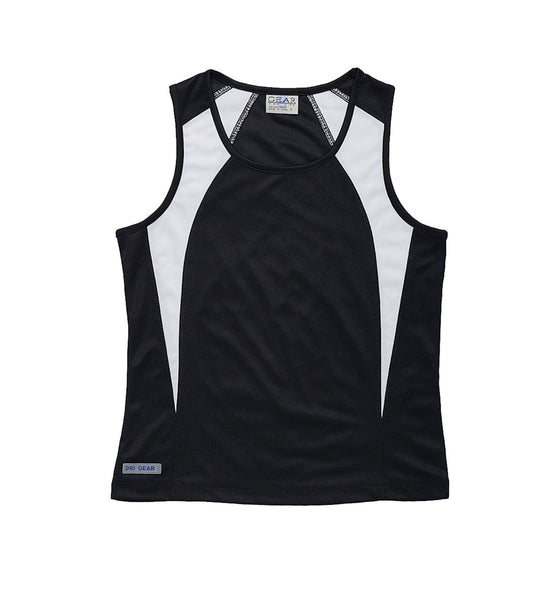 Dri Gear Spliced Zenith Singlet - Womens - kustomteamwear.com