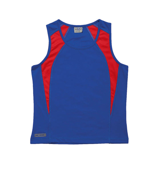 Dri Gear Spliced Zenith Singlet - Womens - kustomteamwear.com