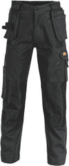 Duratex Cotton Duck Weave Tradies Cargo Pants with twin holster tool pocket - knee pads not included - kustomteamwear.com