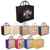 Eco Jute Tote with wide gusset - kustomteamwear.com