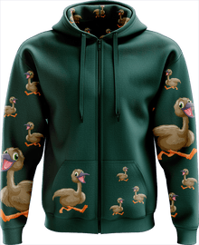  Effie Emu Full Zip Hoodies Jacket - fungear.com.au