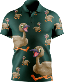  Effie Emu Men's Short Sleeve Polo - fungear.com.au