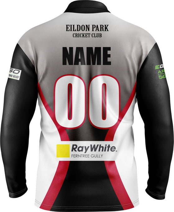 Eildon Veterans Cricket Shirt Long Sleeves - kustomteamwear.com