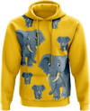 Ellie Elephant Hoodies - fungear.com.au