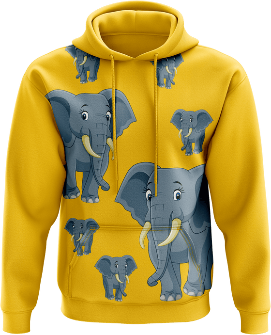 Ellie Elephant Hoodies - fungear.com.au