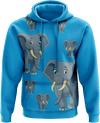 Ellie Elephant Hoodies - fungear.com.au