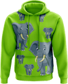 Ellie Elephant Hoodies - fungear.com.au