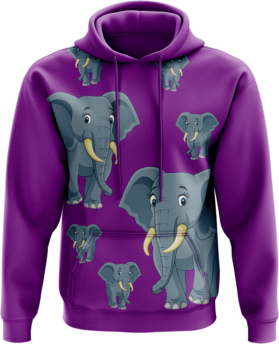 Ellie Elephant Hoodies - fungear.com.au