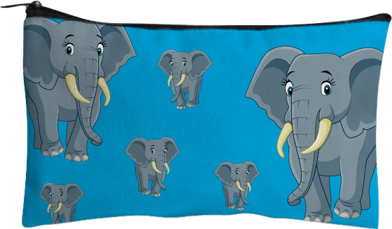 Ellie Elephant Jumbo Pencil Case - fungear.com.au