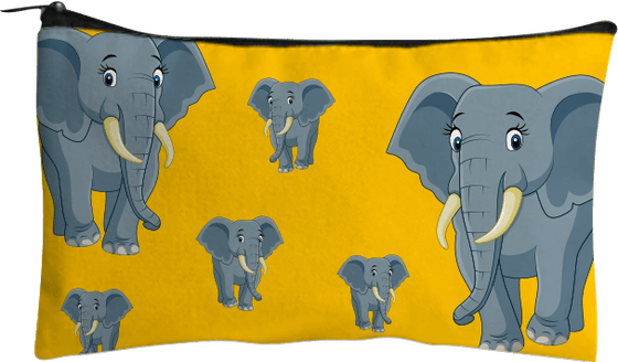 Ellie Elephant Jumbo Pencil Case - fungear.com.au