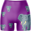 Ellie Elephant Ladies Gym Shorts - fungear.com.au