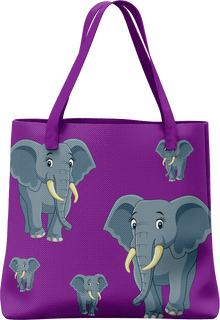  Ellie Elephant Tote Bag - fungear.com.au