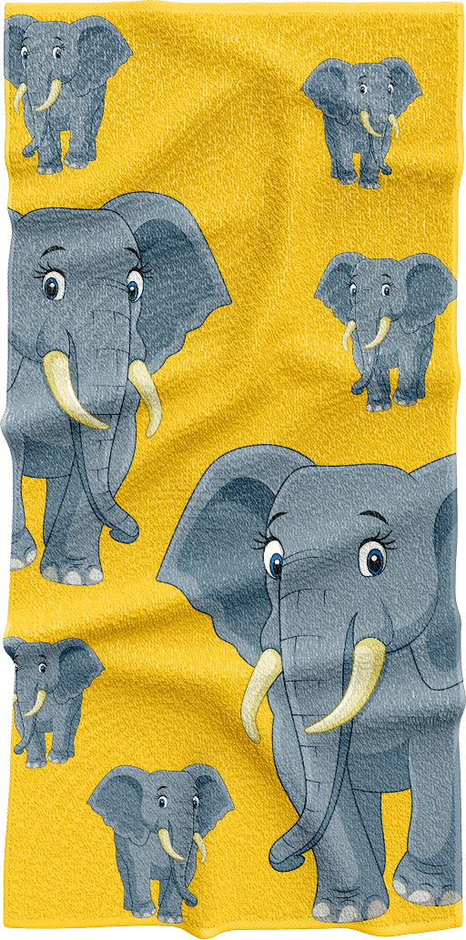 Ellie Elephant Towels - fungear.com.au