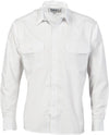 Epaulette Polyester/Cotton Work Shirt - Long Sleeve - kustomteamwear.com