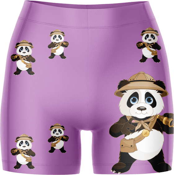 Explorer Panda Chamois Bike Shorts - fungear.com.au