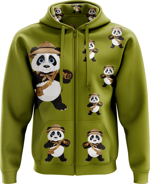 Custom Kung Fu Panda Zipper Hoodie By Gursheen - Artistshot