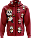 Explorer Panda Full Zip Hoodies Jacket - fungear.com.au