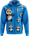 Explorer Panda Full Zip Hoodies Jacket - fungear.com.au