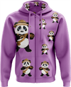 Explorer Panda Full Zip Hoodies Jacket - fungear.com.au